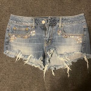 American Eagle rhinestone shorts